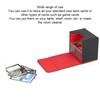 Card Storage Box Multipurpose Large Capacity Flip Side Insert PU