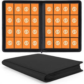 1000+ Pockets Trading Card Binder, Premium 16 Pocket Card Binder, Ringless Side Loading Collection Album Holder Folders for MTG, TCG, Game Cards & Sports Cards (Black)