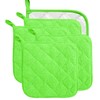 5 Pack Terry Cloth Pot Holders for Kitchen Heat Resistant,
