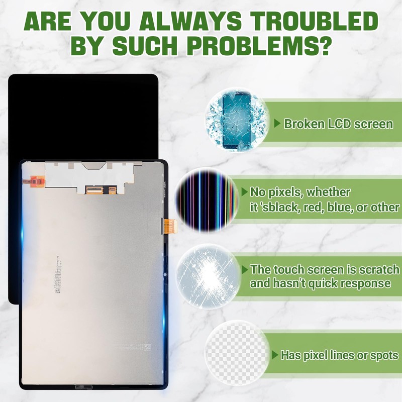 SWARK New LCD Display Compatible with Galaxy Tab S9 FE