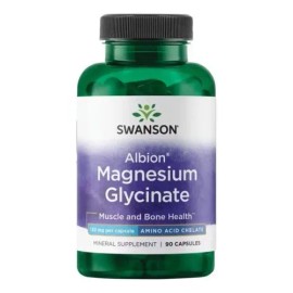 Swanson Suplemento Magnesio Glicinato Quelado Albión 133 Por Cápsula Cápsulas