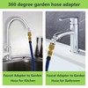 3/4 Inch GHT thread Garden Hose Adapter with Aerator, 360