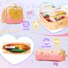 Kids Bowtie Heart Rolling Backpack for Girls Trolley Suitcases Luggage