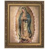 Gerffert Collection Our Lady of Guadalupe Framed Portrait Print, 13 Inch (Ornate Gold Tone Finish Frame), Living Room