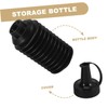 Totority 9pcs Foldable Multi-Functional Bead Storage Bottle Convenient Game Supply