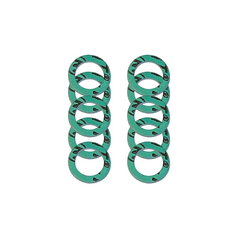 High Temperature Green Fibre Washer 1" - Pack of 10