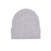 100% Cashmere Unisex Beanie Hat, Grey