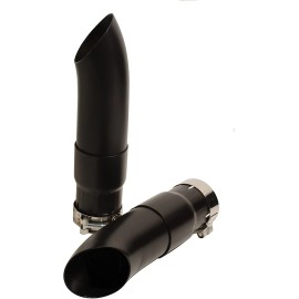 Radiant Cycles Shorty GP Exhaust Muffler Slipon 2012-2020 ZX14R Kawasaki Black