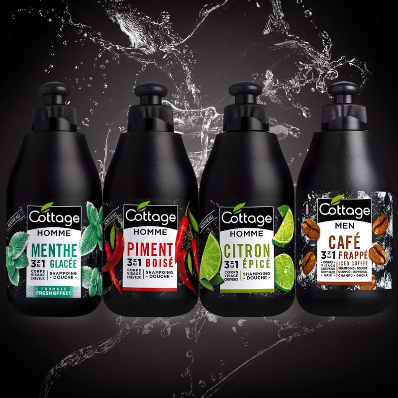 Cottage Fresh Effect Ice Mint 3 in 1 Shower Shampoo