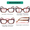 Eyekepper Pack of 4 Stylish Glasses for Women - Oversized