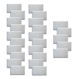 Visionis FPC-5268 Contactless RFID Proximity Smart Entry Card 125kHz TK4100 26 Bit 1.84mm Thick for Door Access Control System Pack of 25