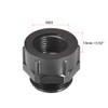 sourcing map Threaded Reducing Bushings Nylon Connector Adaptor M25 Male