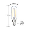 Sunaiony E12 Candelabra Bulb 25W T6 LED Bulb Dimmable 3000K