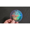 Gulf Coast Laser Graphics Flamingos 1 Pink and Teal Design