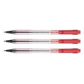 PILOT BPS-Matic Fine Retractable Ballpoint Pen Red