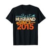 10th Wedding Anniversary Graphic since 2015 Husband 10 Years T-Shirt