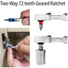 Big red screwdriver bit holder sets with 72-tooth reversible ratchet,