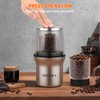 Secura Coffee Grinder Electric, Spice Grinder, Dual Glass Bowls for
