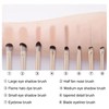 Yoezuo Make Up Brush Set, 8 Pieces, Eyeshadow Brush Set