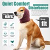 UUREED Dog Calming Hoodie, Hematoma Ear Wrap, Quiet Head Cover