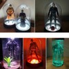 Night Light with Horror Film Resin Statue Inside Table Lamp