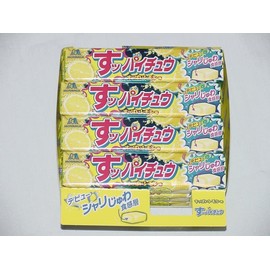 12 Big Packs- MORINAGA Sour Lemon HI CHEW Chewy & Tasty Japanese Candy - 1 Box by Morinaga