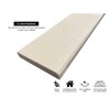Tenedos Crema Marfil Engineered Marble Door Floor Threshold Saddle Polished,