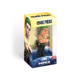 MINIX Bandai Roronoa Zoro Model, Collectable Zoro Figure, Bandai Manga And Anime Toys Range, Collect Your Favourite One Piece Figures For An Anime And Film Merchandise Collection