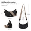Gladdon Eco-friendly Faux Leather Shoulder Bag Medium Bag Adjustable Shoulder