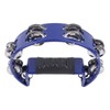 Musical Tambourine Plastic Stainless Steel Clear Crisp Sound Lightweight Percussion