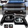DRFG LED Fog Light with DRL Compatible for Chevy Silverado