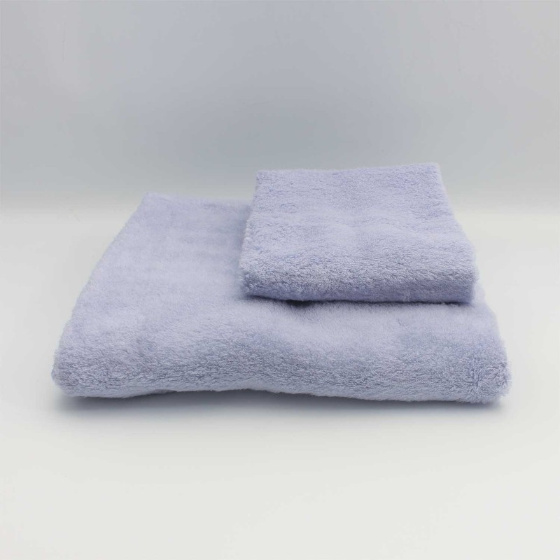 白雲 (hacoon) Boxed Face Towel Sax Blue