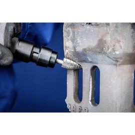 PFERD HSS burr set, 3 pieces, teeth 3, diameter 12 mm, shaft diameter 6 mm, 22900811 - universal for steel, cast steel and cast iron