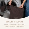 Hayden Hill Luxury Organic Cotton Travel Laundry Bags, Small &