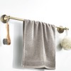 WINCASE Antique Brass Bathroom Accessories, Retro Adjustable Bathroom Hardware, Brass
