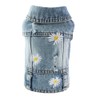 Pet Clothes Denim Dog Costume Summer Cowboy Vest Daisy Shirt