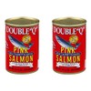 Double"Q" Wild Caught Alaskan Pink Salmon, 14.75 oz Can (Pack of 2)