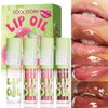 NEARPOW 4PCS Lip Oil Hidratante y Lip Gloss, Brillo de