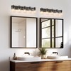 Farmhouse Bathroom Vanity Light Fixtures, Rustic 5-Light Wood Vanity Lights