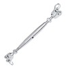 MarineNow Jaw Jaw Closed Body Marine Turnbuckle 316 Stainless Steel