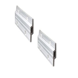 KAIISSA 4" French Cleat Picture Hangers Hardware Kit Aluminum Z Clips Heavy Duty Pict...