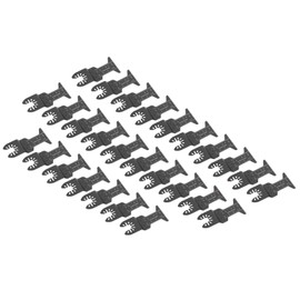 27Pcs 44mm Oscillating Saw High Carbon Steel Straight Blades Cutting Polishing Home Improvement Woodworking Grout Removal