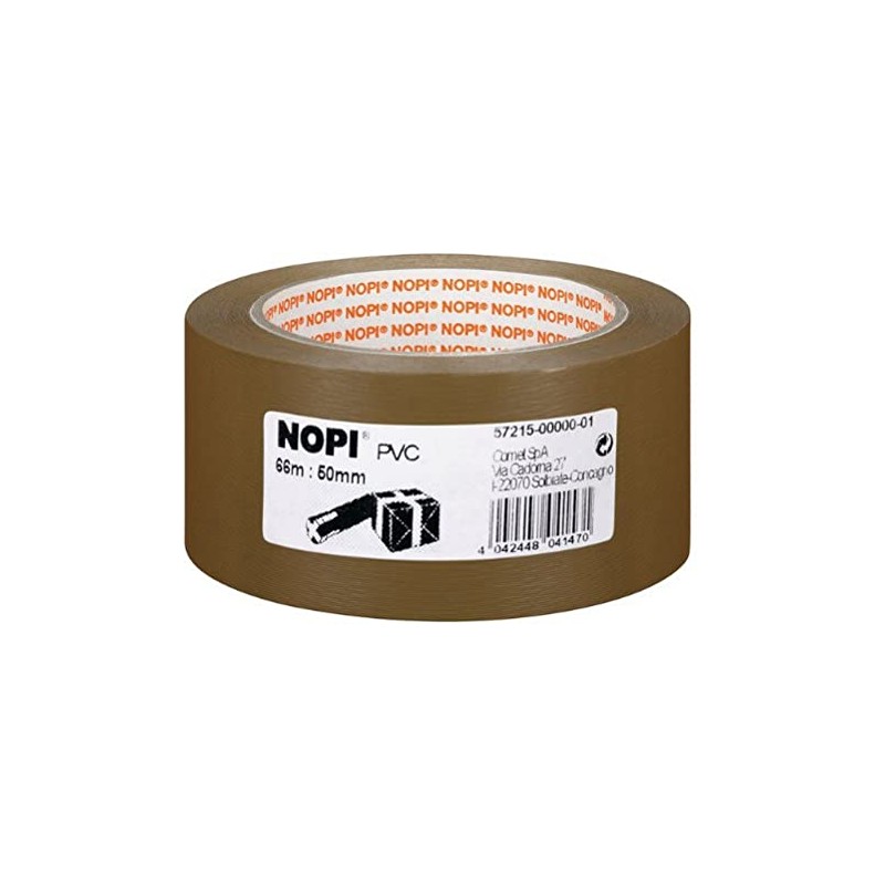 tesa NOPI Packband, braun, 66m x 50mm