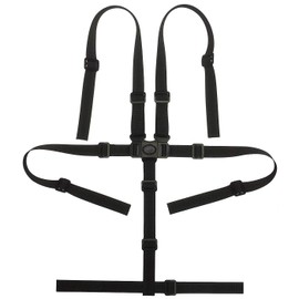 Baby Safety Belt 5-Point Harness System Universal High Chair Buggy Pram Harness Child Safety Belt for Children Black [118]