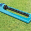 Aqua Joe SJI-OMS16 Indestructible Oscillating Sprinkler with Adjustable Spray and