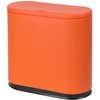 Sooyee 10 Liter Rectangular Plastic Trash Can Wastebasket with Press