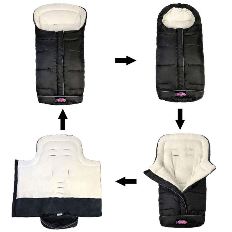 Weather Proof Oudtoor Walking Universal Stroller Bunting Bag with Reflective
