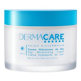 DERMACARE Crema Hidratante Facial de Día con HT10 Complex | Ácido Hialurónico, Colágeno y Vitamina E | Aloe Vera y Pro-Vitamina B5 | Textura Ligera | Para Todo Tipo de Piel | 120 ml