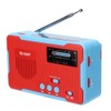 RD-666T Portable Solar Powered Emergency Hand Crank AM FM Radio