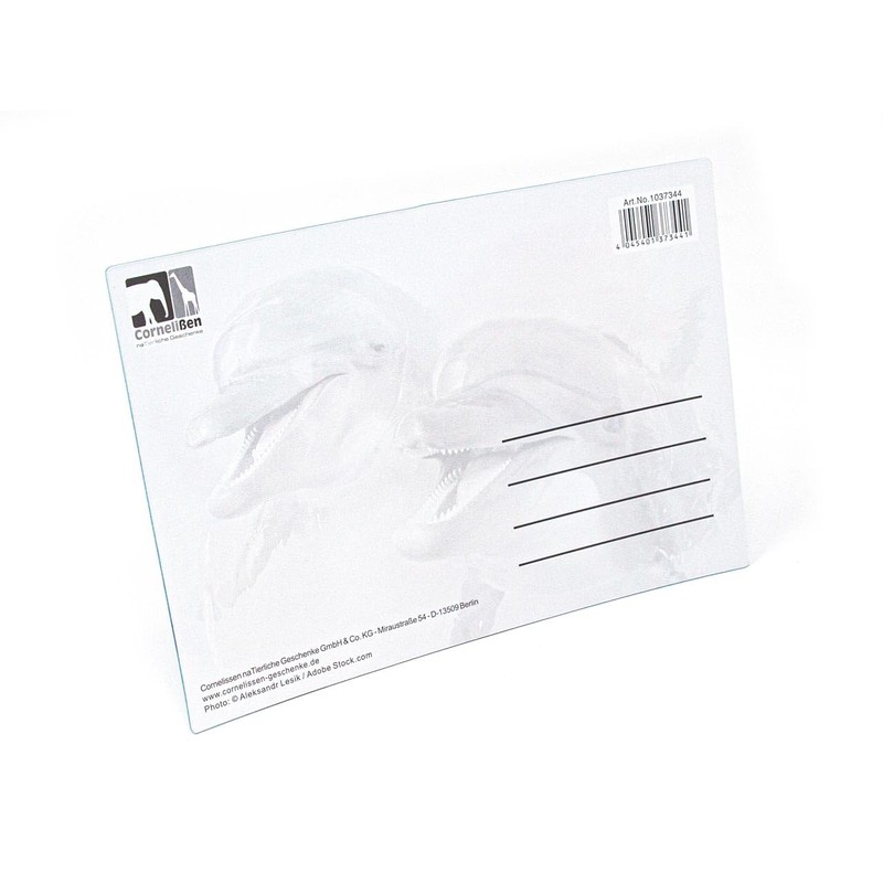 3D Postcard of Dolphins PK19 Loose Card Holographic Dolphins Animals